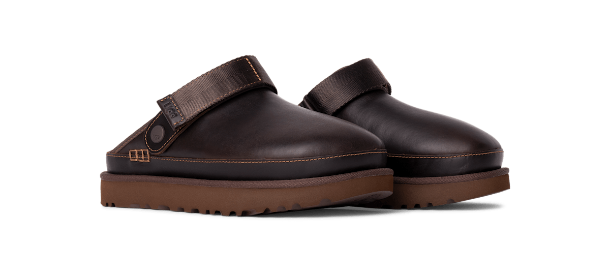 UGG® Goldencoast Leather Regenerate Clog Women Ironwood 1167536-IWD