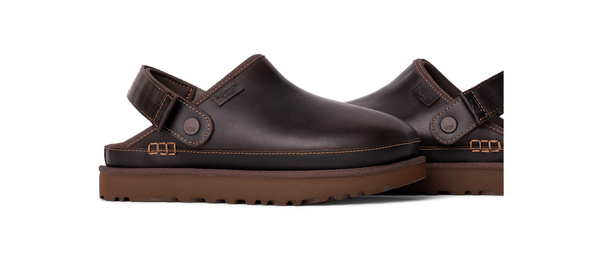 UGG® Goldencoast Leather Regenerate Clog Women Ironwood 1167536-IWD
