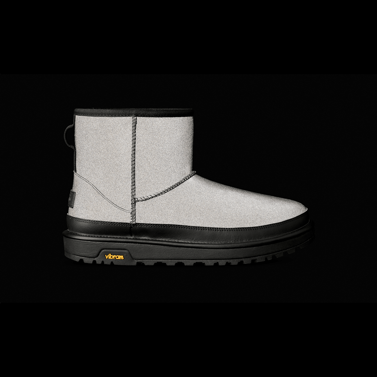 UGG® Classic Mini Reflective Boot Black Reflective 1171110-BRLC
