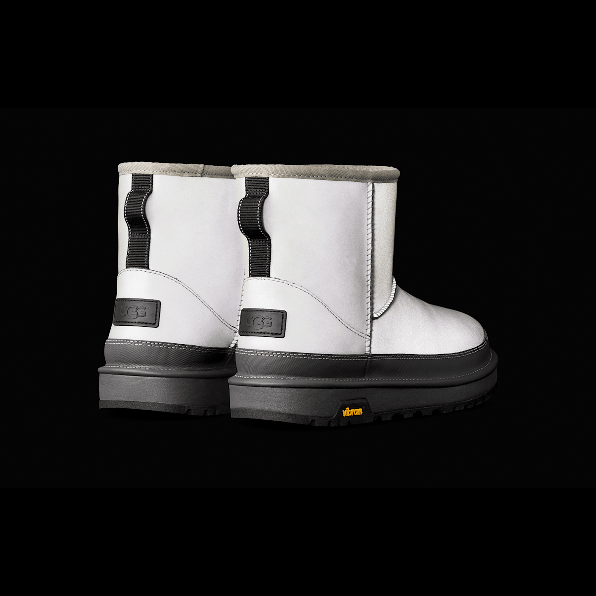 UGG® Classic Mini Reflective 'Silver Reflective' 1171110-SRFL