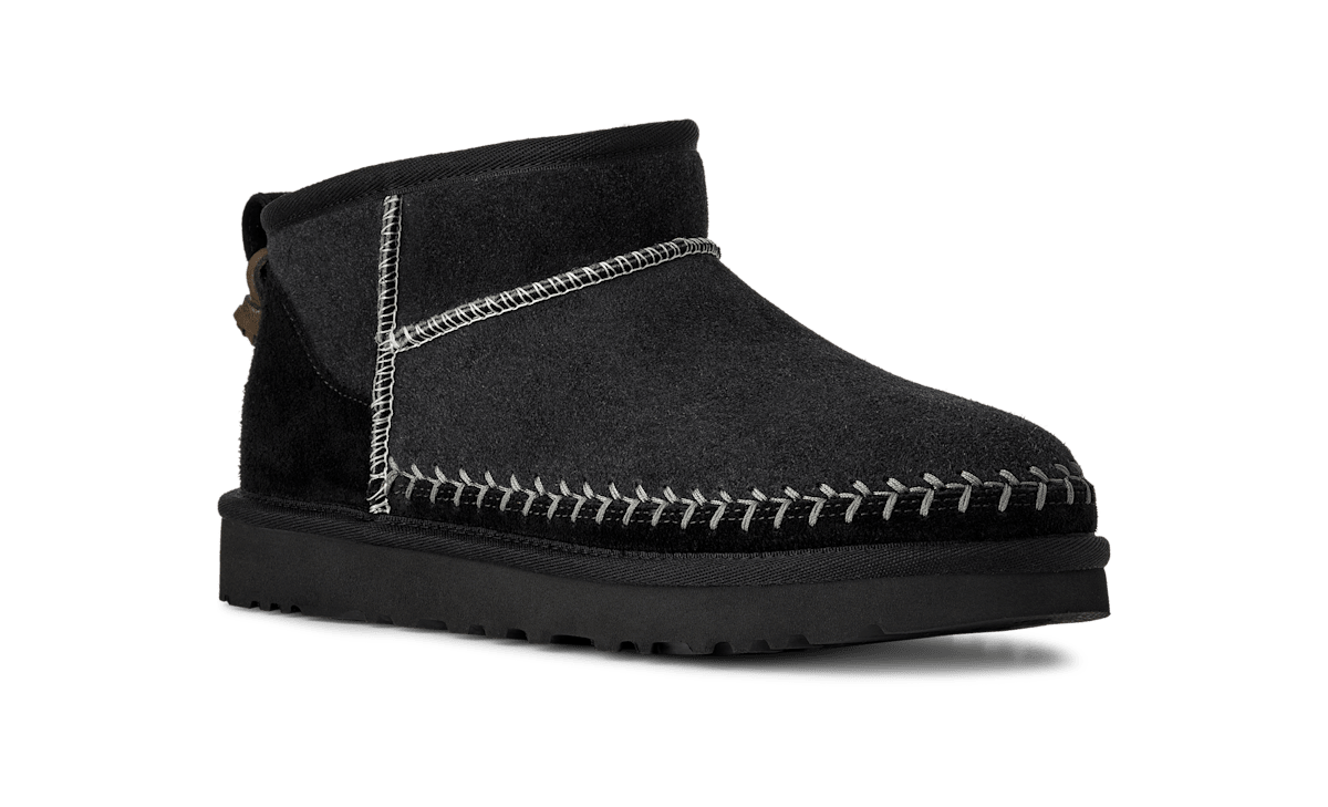 UGG® Classic Ultra Mini Biarritz Boot Black 1171538-BLK