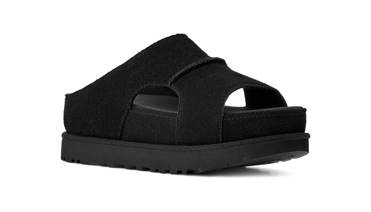 UGG® Goldenstar Hi Cutout Slide Sandal Black 1175132-BLK