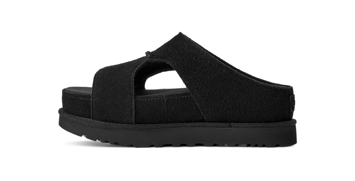 UGG® Goldenstar Hi Cutout Slide Sandal Black 1175132-BLK
