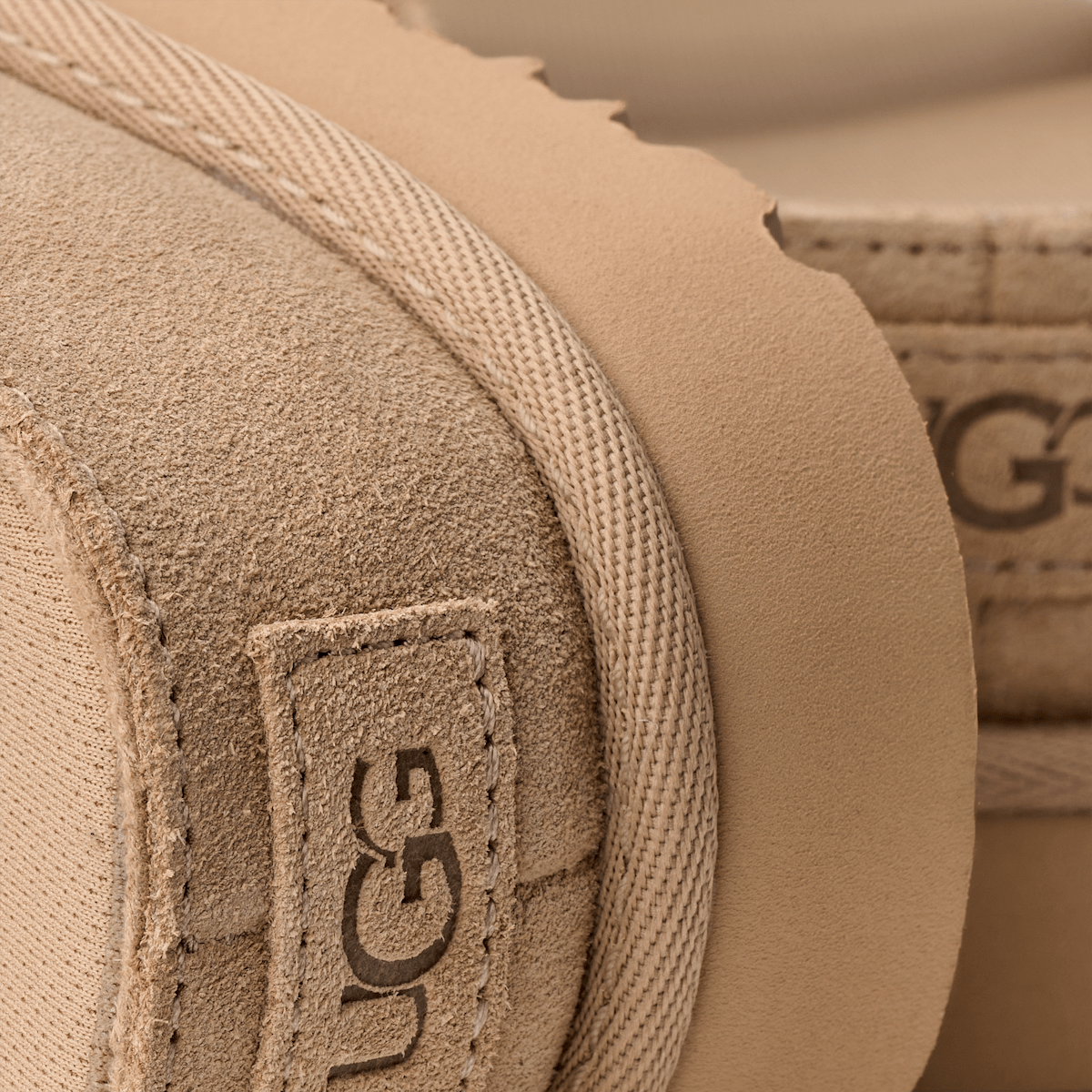 UGG® Goldenstar Hi Cutout Slide Sandal Tan 1175132-SAN