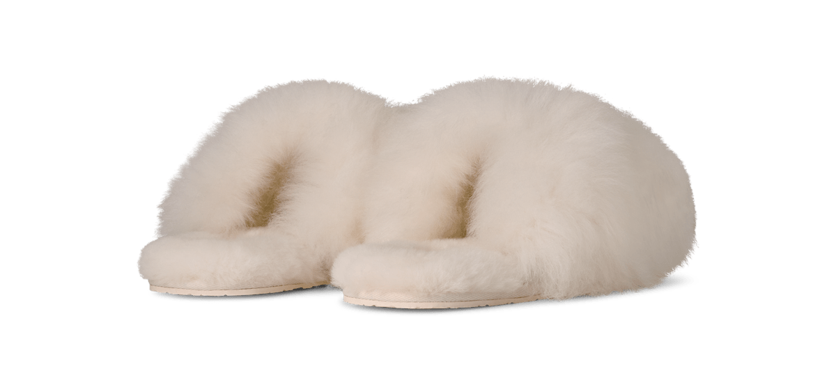 UGG® Scuffette Chalet Slipper White 1176030-WHT