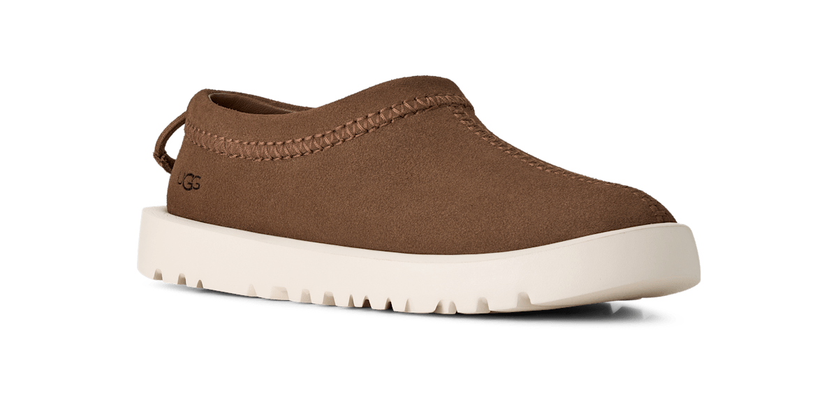UGG® Tasman Unlined Suede 'Dark Chestnut' 1177510-DKC