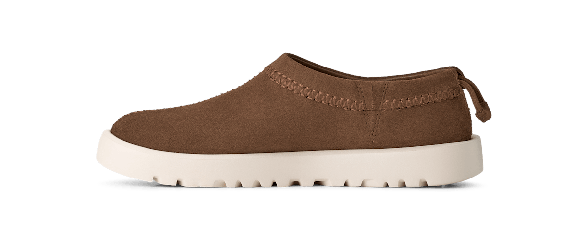 UGG® Tasman Unlined Suede 'Dark Chestnut' 1177510-DKC