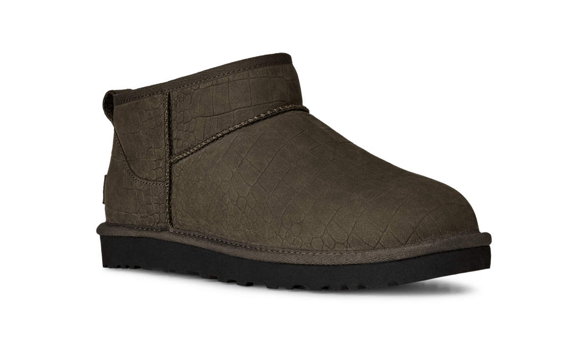 UGG® Classic Ultra Mini Embossed Boot Dense Smoke 1178661-DNSS