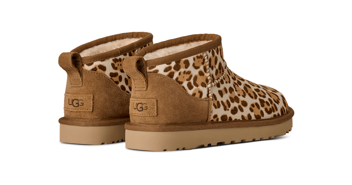 UGG® Classic Ultra Mini Plains Boot Felicity Leopard Jasmine 1178110-FDJ