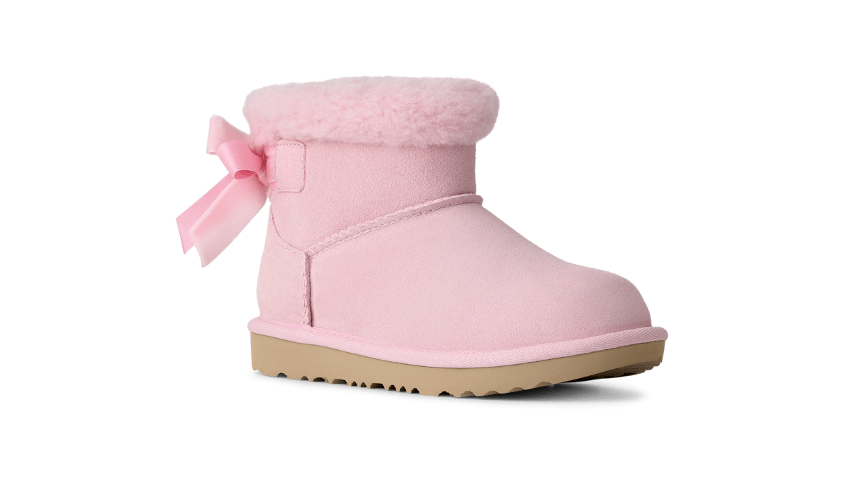 UGG® Classic Mini Bailey Mixed Bow Boot 'Ribbon Candy' 1178890K-RBNC