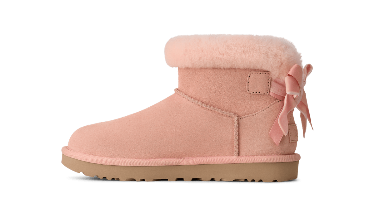 UGG® Classic Mini Bailey Mixed Bow Boot 'Beige Blush' 1178790-BGB