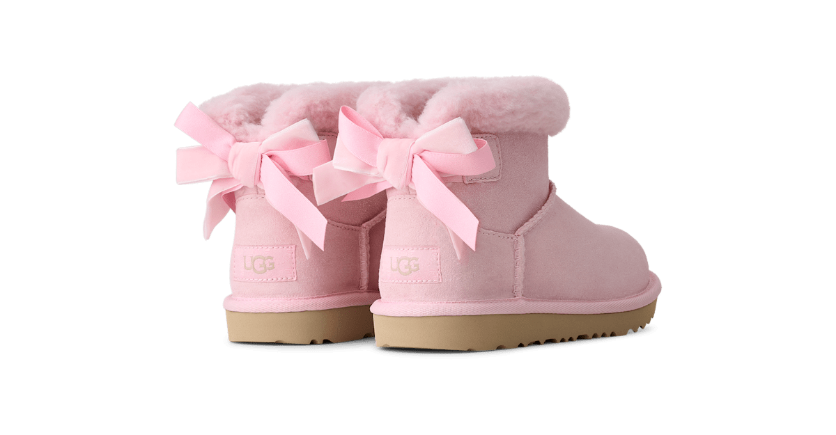 UGG® Classic Mini Bailey Mixed Bow Boot 'Ribbon Candy' 1178890K-RBNC