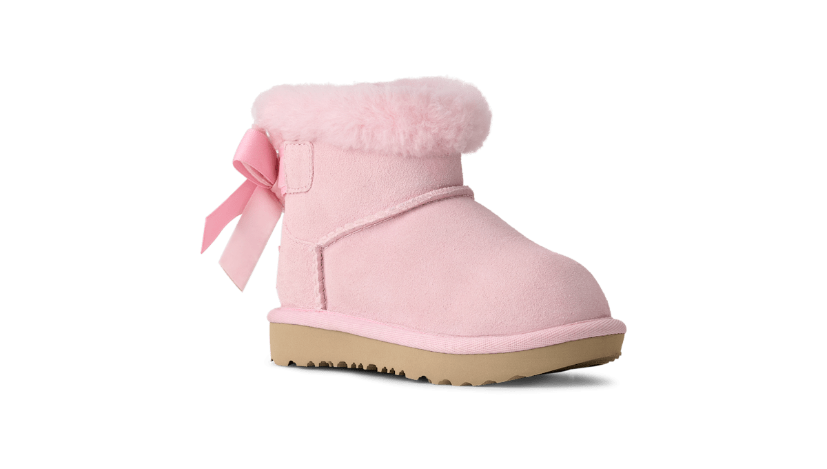 UGG® Classic Mini Bailey Mixed Bow Boot 'Ribbon Candy' 1178890T-RBNC