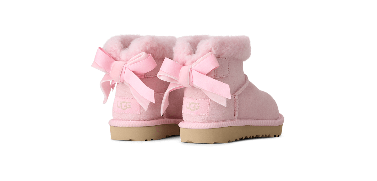 UGG® Classic Mini Bailey Mixed Bow Boot 'Ribbon Candy' 1178890T-RBNC