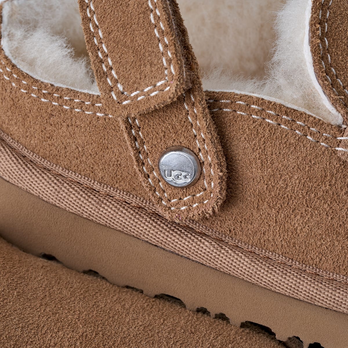 UGG® Goldenstar Evelina Clog 'Chestnut' 1180231T-CHE