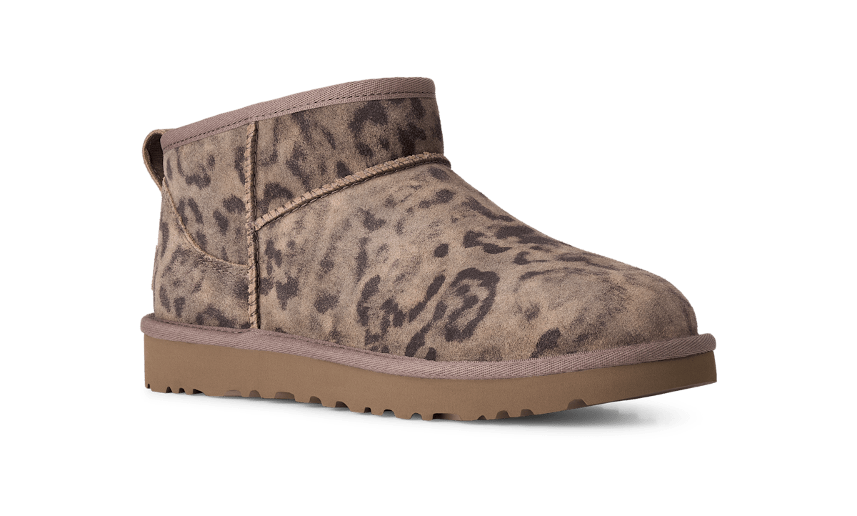 UGG® Classic Ultra Mini Spotted Boot Brown 1180623-CHE
