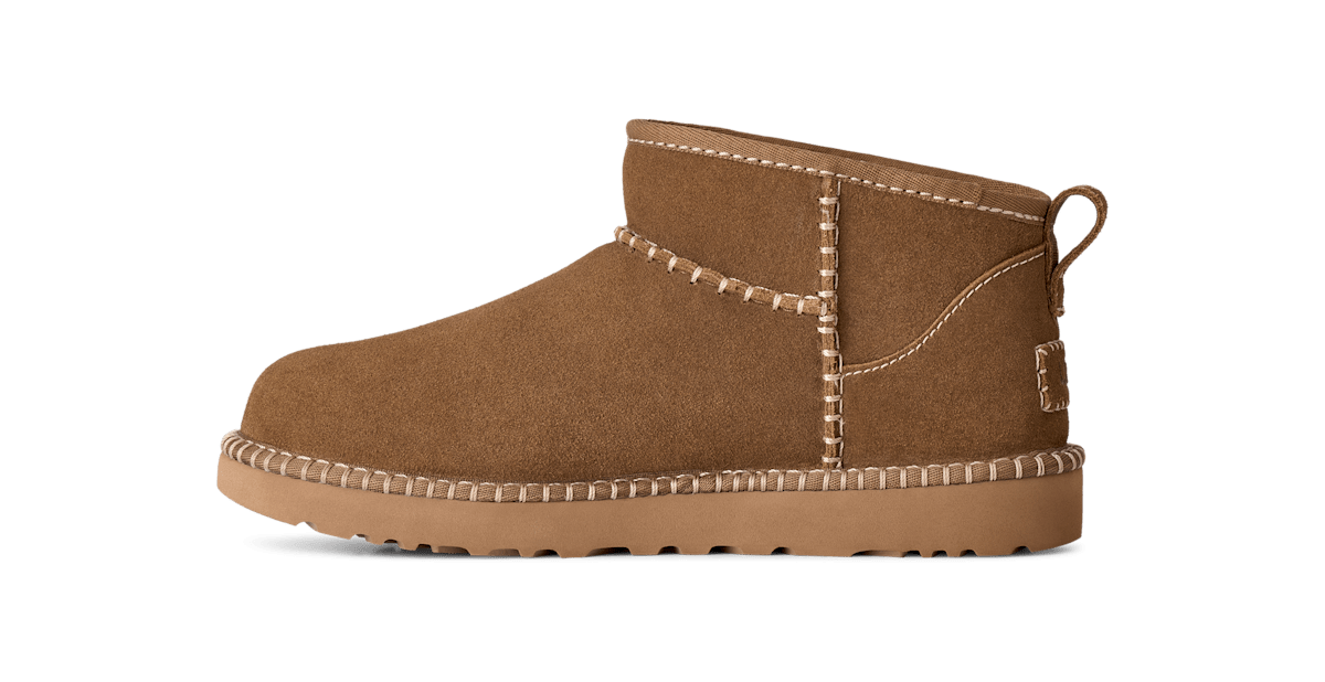 UGG® Classic Ultra Mini Botanic Boot Brown 1180626-LBNZ
