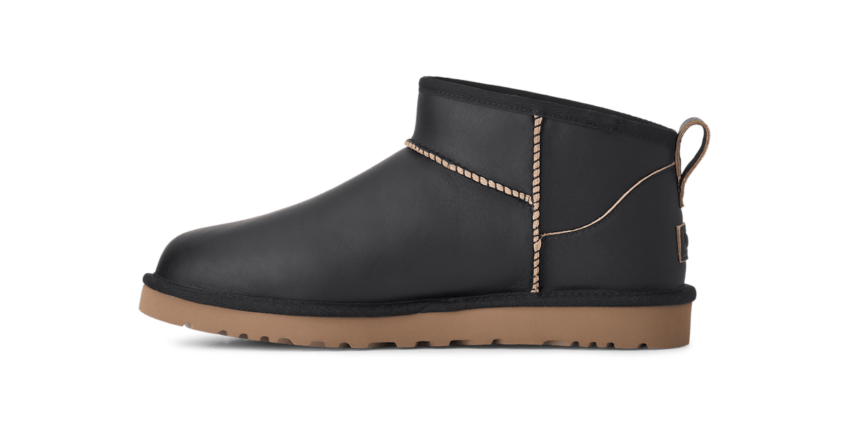 UGG® Classic Ultra Mini Contrast Boot 'Black & Amphora' 1183372-BKMP