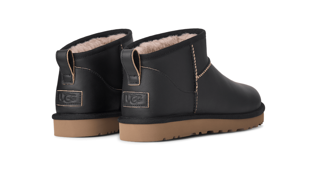 UGG® Classic Ultra Mini Contrast Boot 'Black & Amphora' 1183372-BKMP