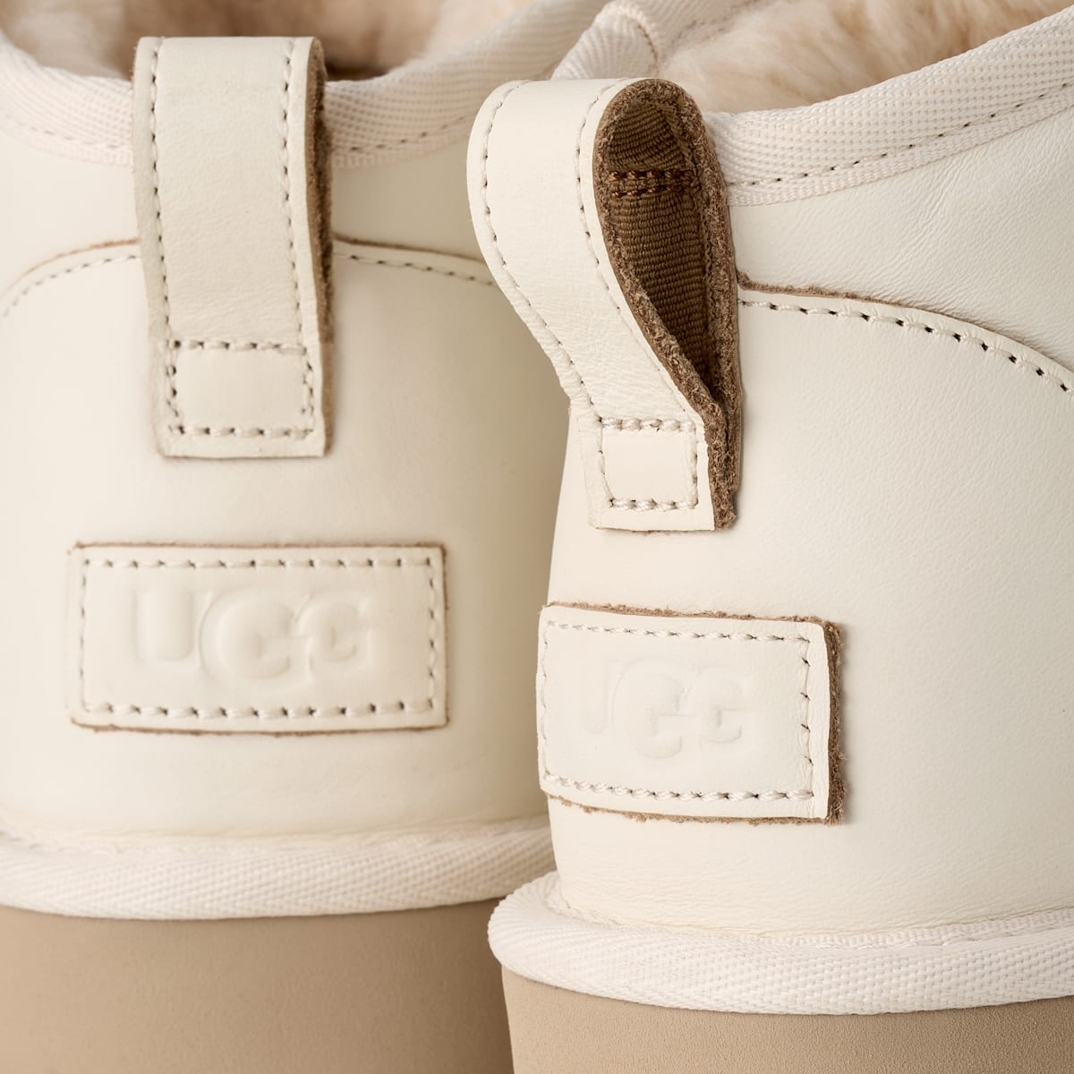 UGG® Classic Ultra Mini Contrast Boot 'Jasmine & White Pepper' 1183372-JNW