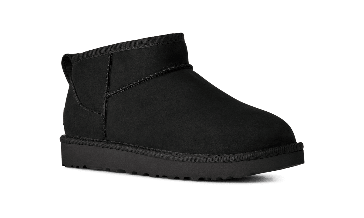 UGG® Classic Ultra Mini Nubuck Boot 'Black' 1184556-BLK