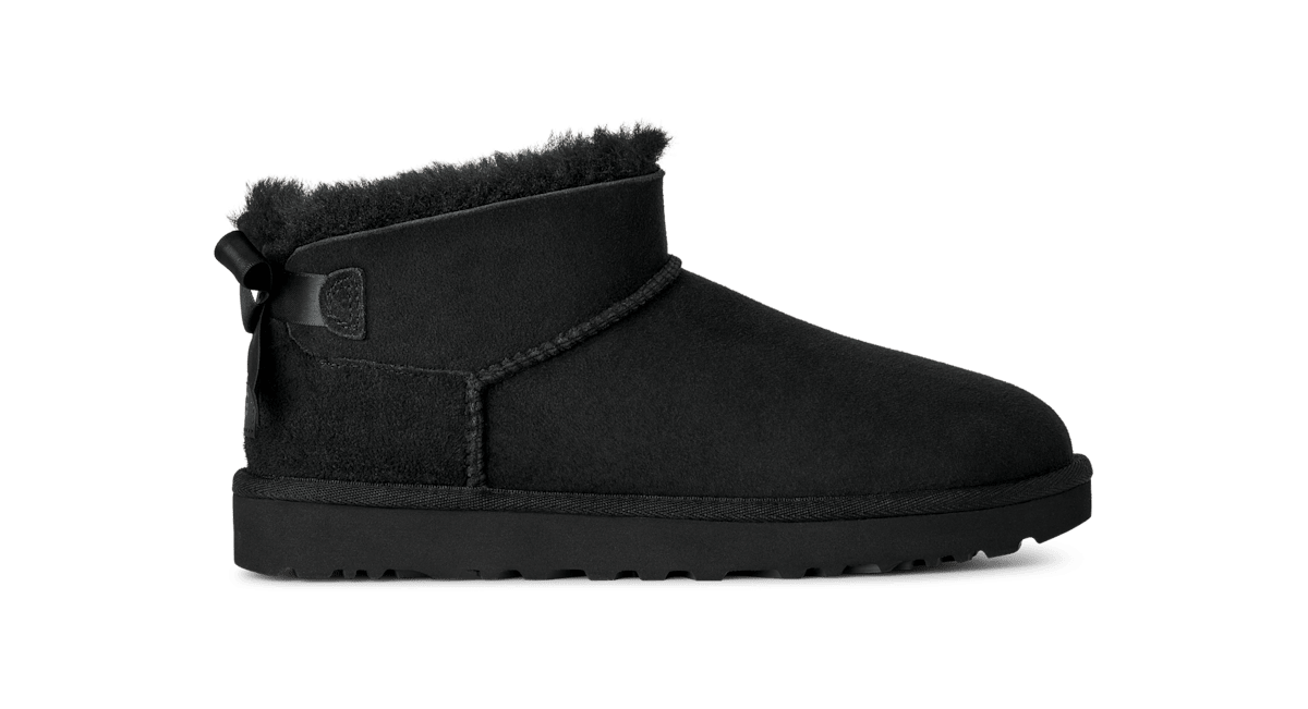 UGG® Ultra Mini Bailey Bow Boot 'Black' 1185491-BLK