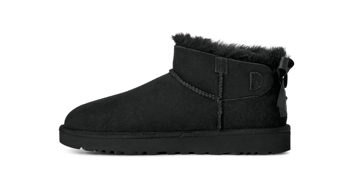 UGG® Ultra Mini Bailey Bow Boot 'Black' 1185491-BLK