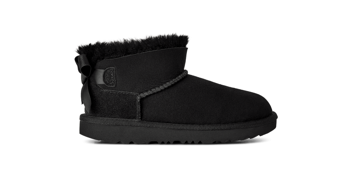UGG® Ultra Mini Bailey Bow Boot 'Black' 1185920K-BLK