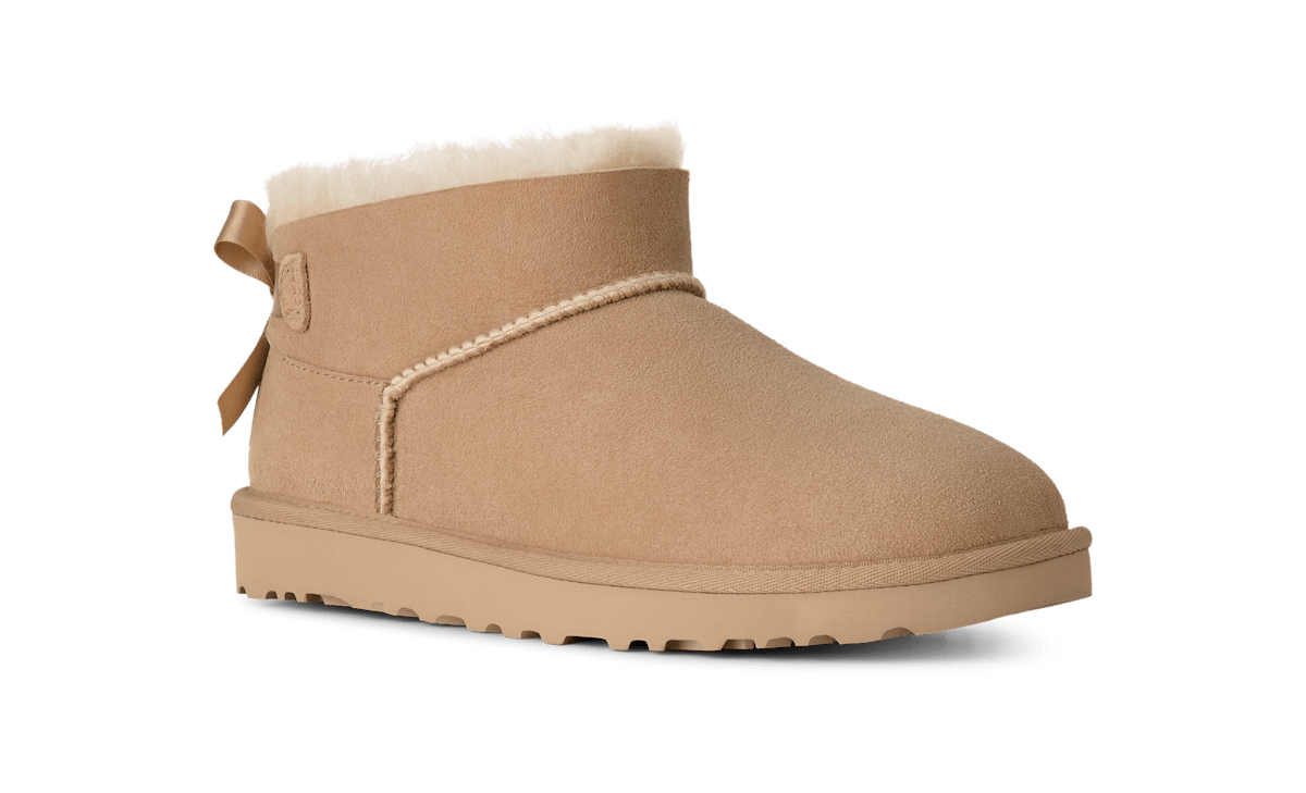 UGG® Ultra Mini Bailey Bow Boot 'Sand' 1185491-SAN