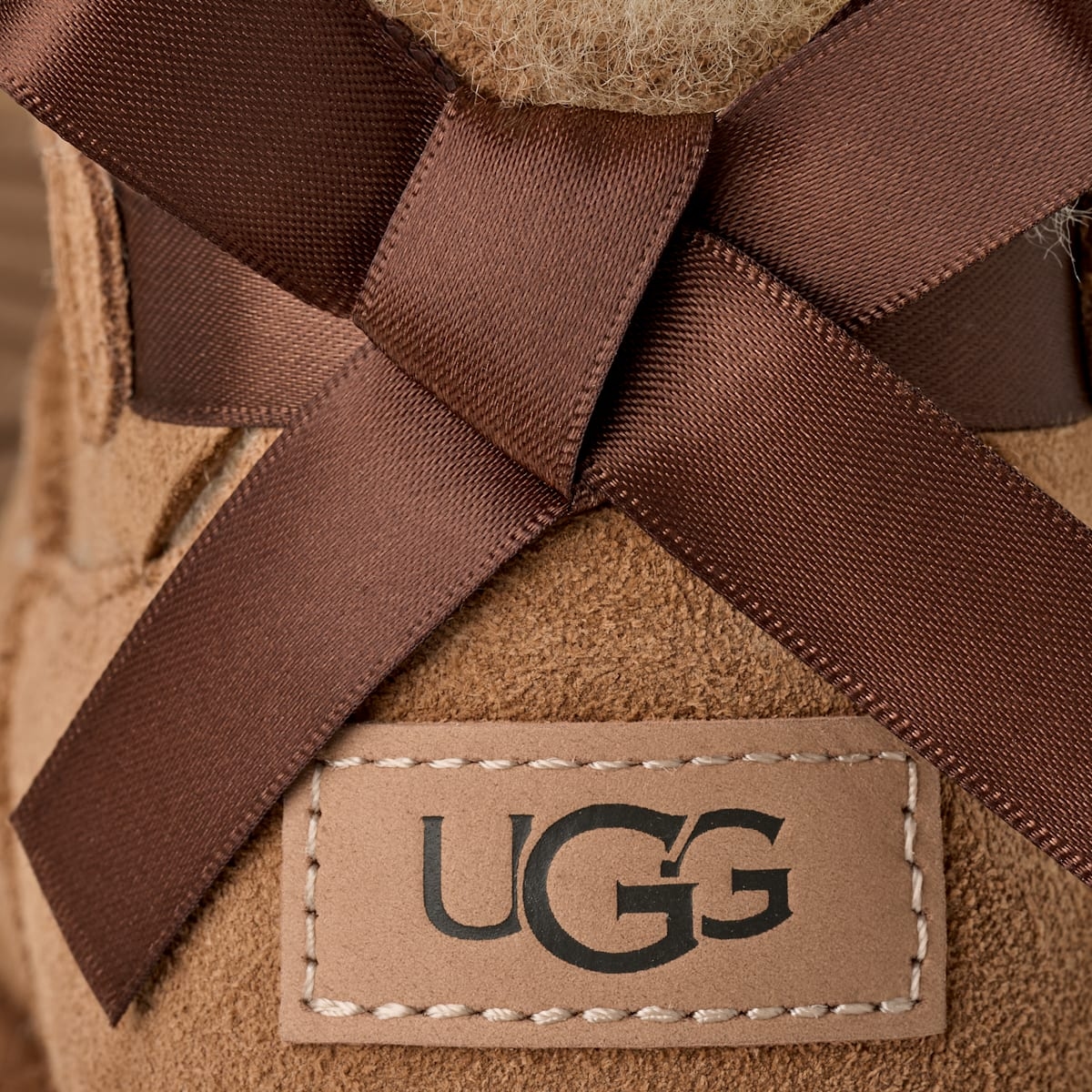 UGG® Ultra Mini Bailey Bow Boot Brown 1185491-CHE