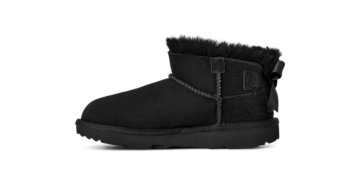UGG® Ultra Mini Bailey Bow Boot 'Black' 1185920K-BLK