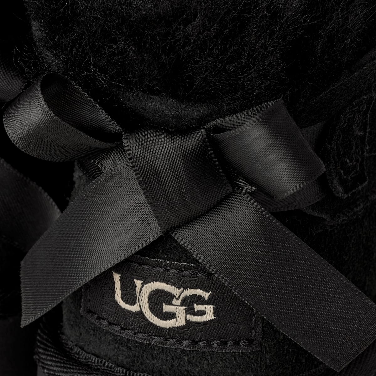 UGG® Ultra Mini Bailey Bow Boot 'Black' 1185920K-BLK