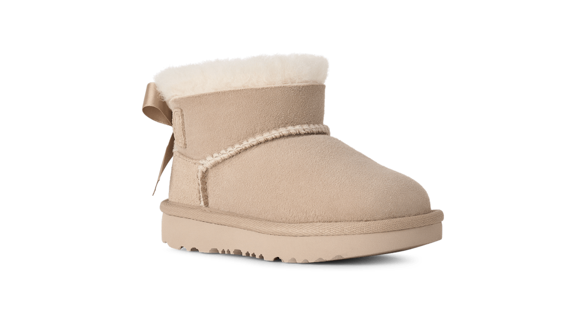 UGG® Ultra Mini Bailey Bow Boot 'Sand' 1185920T-SAN