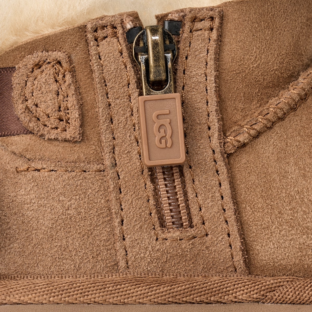 UGG® Ultra Mini Bailey Bow Boot 'Chestnut' 1185920T-CHE
