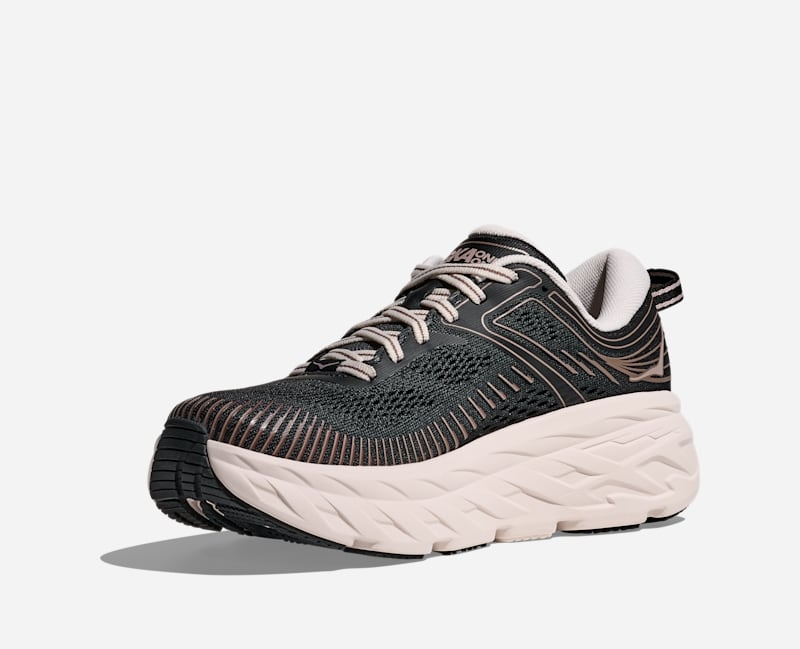 HOKA Bondi 7 Road Running Black 1110519-BCKRS