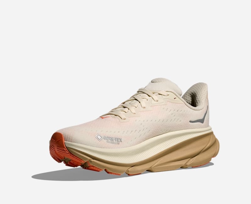 HOKA Clifton 9 GORE-TEX Road Running Eggshell 1141490F-ELK