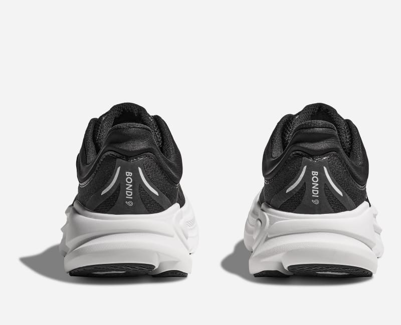HOKA Bondi 9 Road Running Black 1162013-BWHT