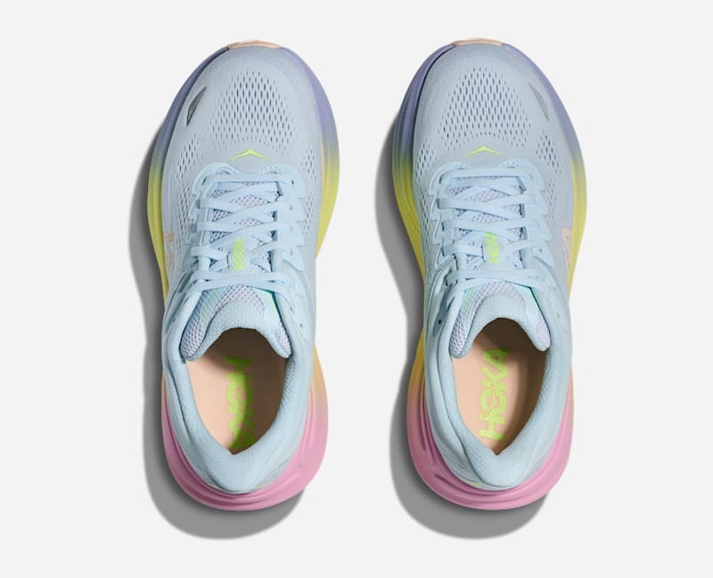 HOKA Bondi 9 Road Running Glimmering Blue 1162014-GNGB
