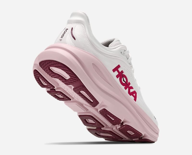 HOKA Bondi 9 Road Running White 1162014-WKP