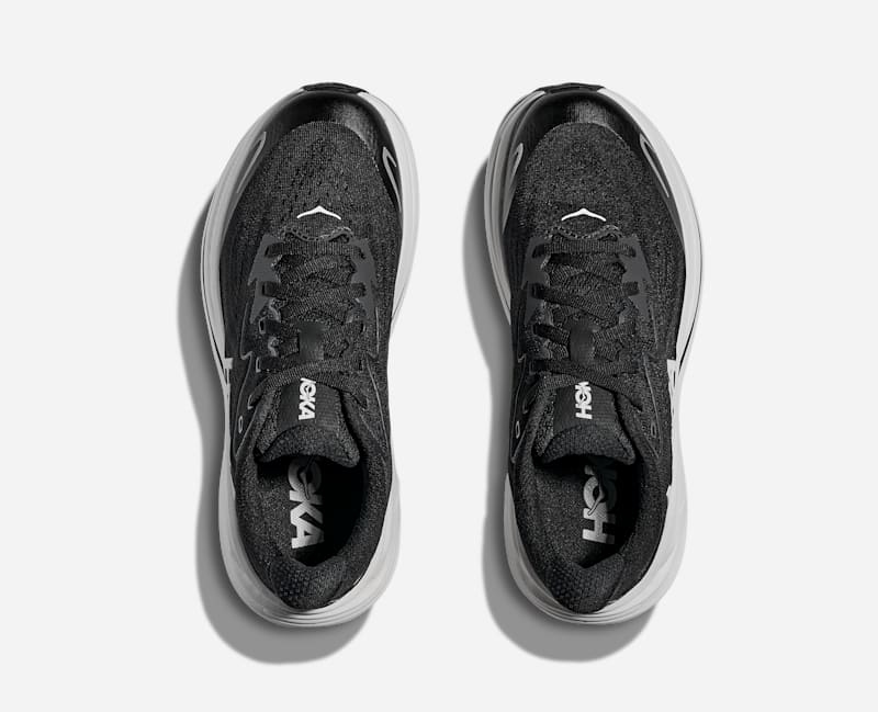 HOKA Kid's Clifton 10 Road Running Black 1168860-BWHT