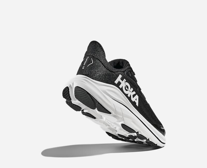 HOKA Kid's Clifton 10 Road Running Black 1168860-BWHT