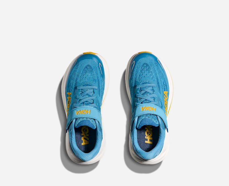 HOKA Kid's Clifton 10 Road Running Alpine Blue 1168873-ALF