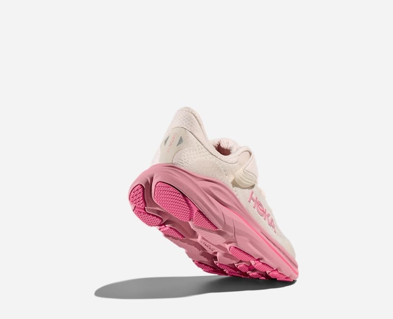 HOKA Kid's Clifton 10 Road Running Rose Cream 1168873-RMD