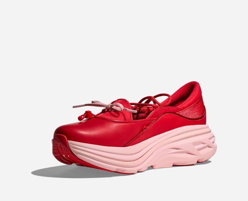HOKA Bondi Mary Jane Lifestyle Cerise 1171546-CRSRS