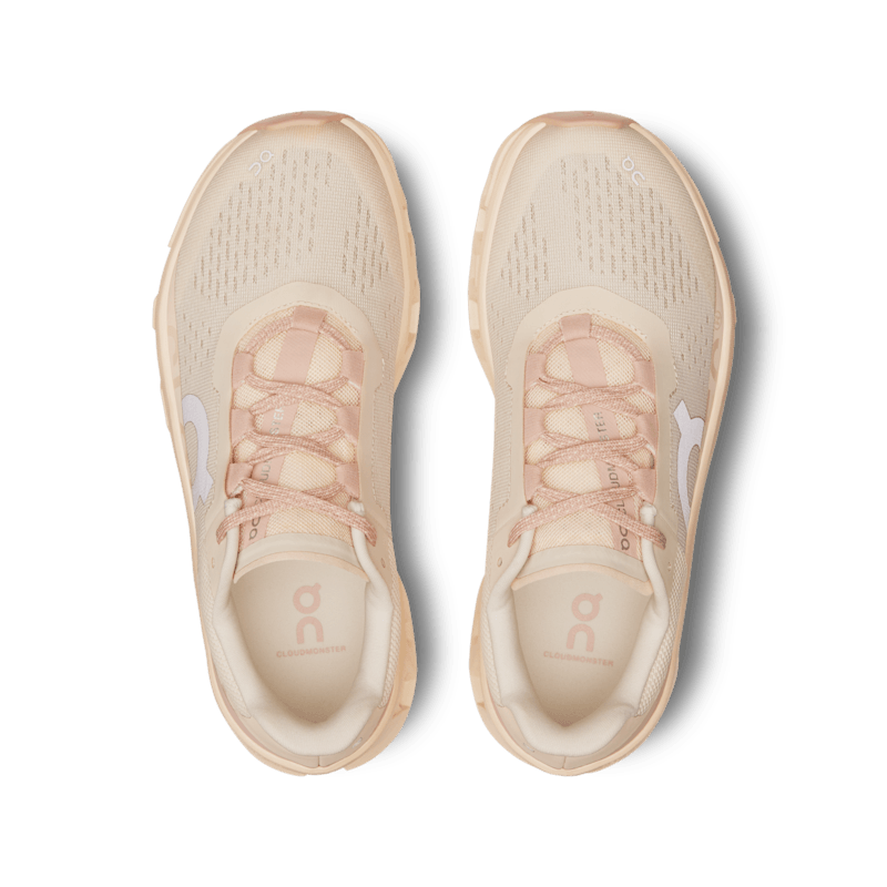 On Women's Cloudmonster Moon/Fawn 61.97785