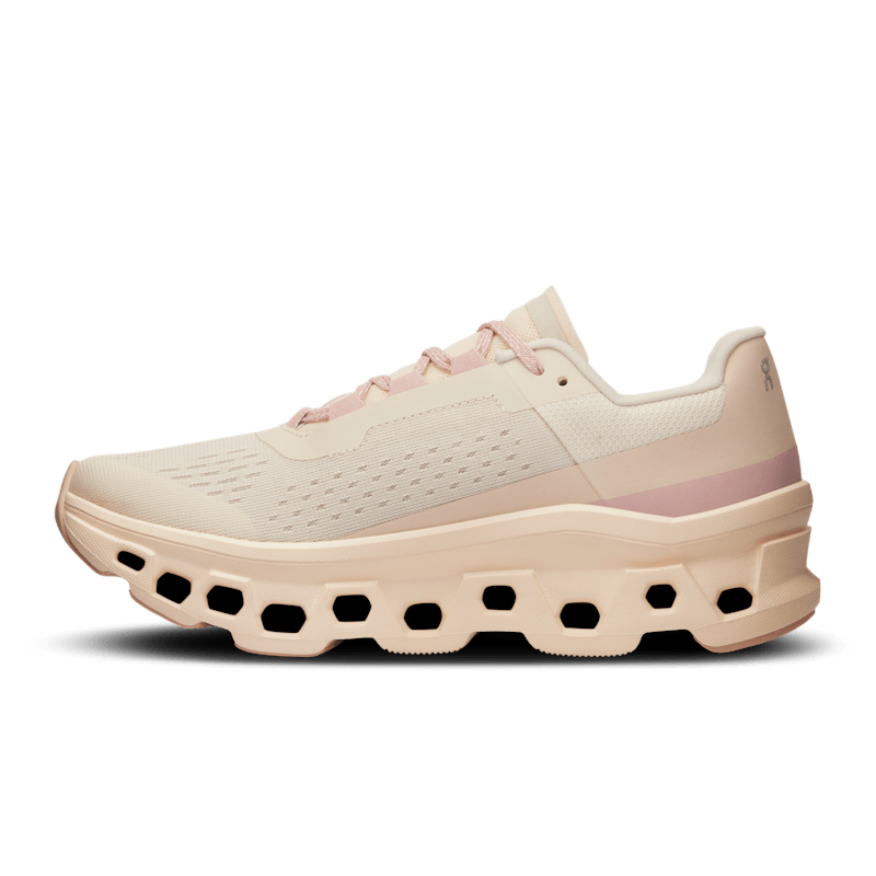 On Women's Cloudmonster Moon/Fawn 61.97785