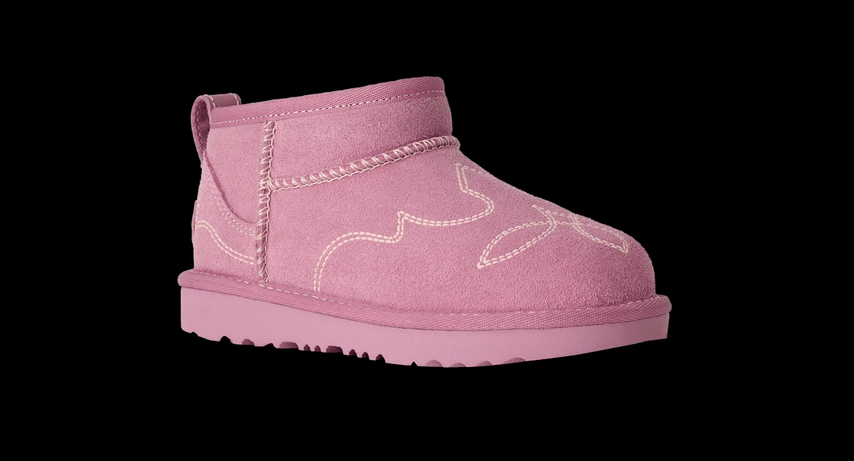 UGG® Classic Ultra Mini Western Boot 'Dusty Orchid' 1184371K-DYR