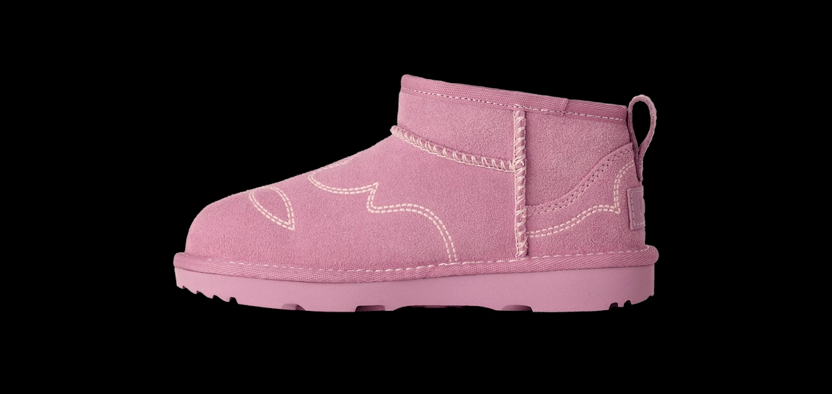UGG® Classic Ultra Mini Western Boot 'Dusty Orchid' 1184371K-DYR