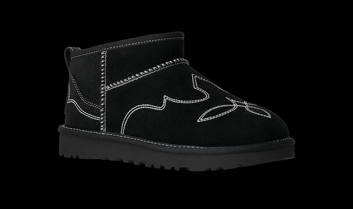 UGG® Classic Ultra Mini Western Boot 'Black' 1180628-BLK