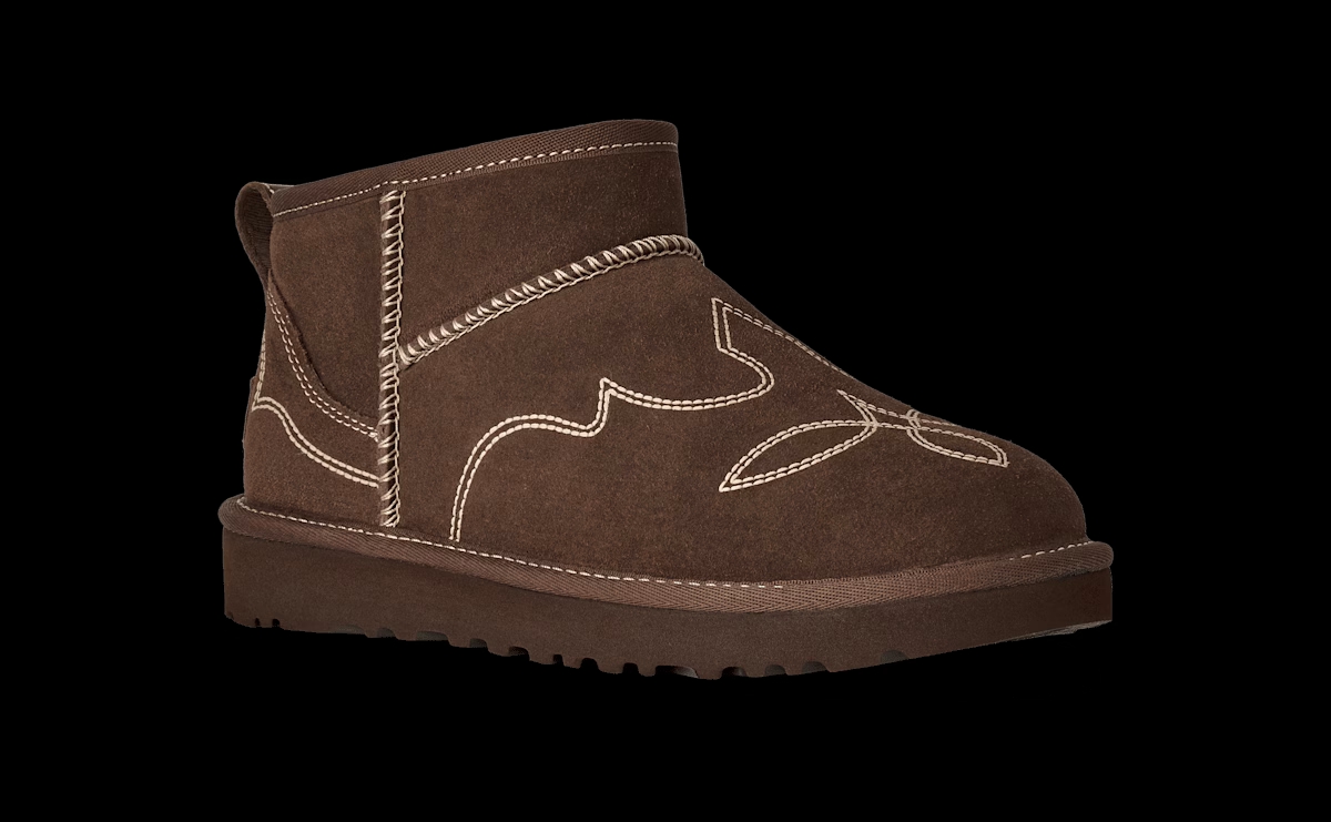 UGG® Classic Ultra Mini Western Boot 'Burnt Cedar' 1180628-BCDR